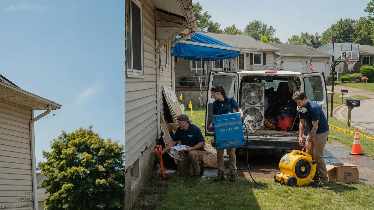 Ceiling Leak Cleanup in Middletown, IA near me