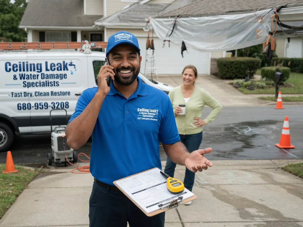 Ceiling Leak Cleanup Middletown, IA FAQs